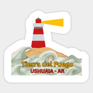 The lighthouse - Tierra del Fuego - Ushuaia Sticker